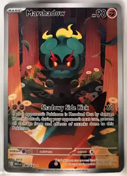Pokemon TCG Marshadow 146/132 Holo Secret Rare Near Mint - Image 1