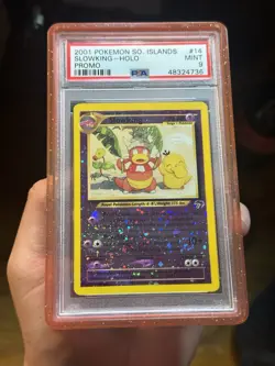 PSA 9 Pokemon 2001 Southern Islands Slowking Reverse Holo Promo 14/18 “Mint” - Image 1