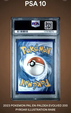 Pyroar 200/193 Paldea Evolved PSA 10 Gem 💎 Pokemon Illustration Rare English - Image 2