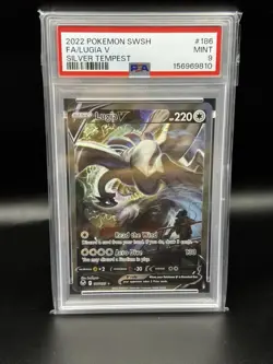 Pokemon Lugia V Alternate Art Silver Tempest 186/195 PSA 9 - Image 1
