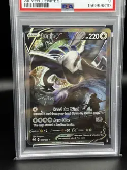 Pokemon Lugia V Alternate Art Silver Tempest 186/195 PSA 9 - Image 4