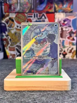 Mantyke 189/182 Illustration Rare Paradox Rift Pokemon NM - Image 1