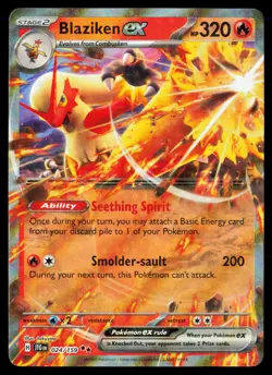 Blaziken ex 024/159 Double Rare Journey Together Pokemon Near Mint - Image 1