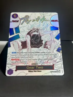 One Piece TCG A Fist of Divine Speed Gear Two Luffy Alt Art OP11-080 R ENGLISH - Image 1