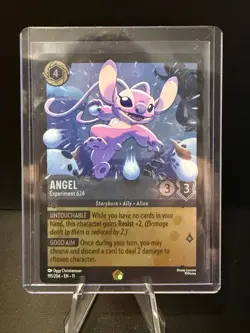 Disney Lorcana Winterspell EN11-Angel Experiment 624 191/204 Cold Foil - Image 1