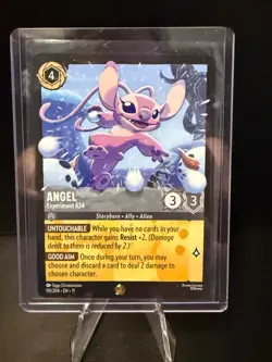 Disney Lorcana Winterspell Angel Experiment 624 191/204 Legendary Non-Foil NM - Image 1
