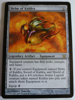 Magic The Gathering Helm Of Kaldra Fifth Dawn #131 LP/NM inv3 - Image 1