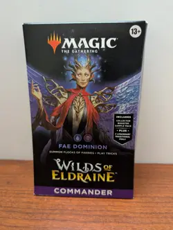 Magic The Gathering "Wilds of Eldraine" Fae Dominion Commander - BRAND NEW - Image 1