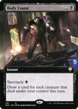 Body Count Extended Art Regular - New Capenna Commander MTG-NM - Image 1