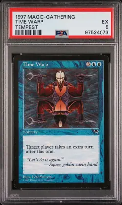 1997 MAGIC THE GATHERING TEMPEST TIME WARP PSA 5 - Image 1