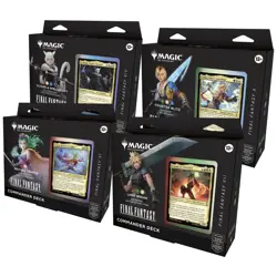 MTG Final Fantasy Commander Decks Set of 4 Deck Magic the Gathering Case - Image 1