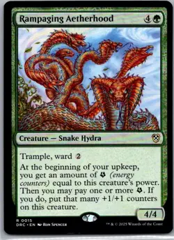 #15 Rampaging Aetherhood Commander: Aetherdrift Rare - Image 1