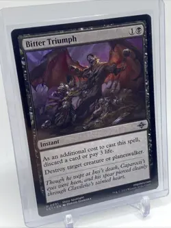 MTG - Bitter Triumph - The Lost Caverns of Ixalan - Regular - NM+ - Image 1