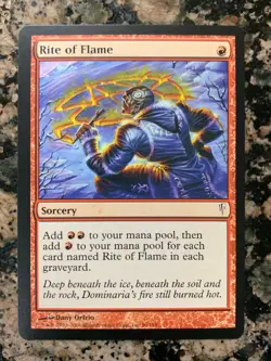 MTG Rite of Flame x1 Coldsnap NM, Magic the Gathering - Image 1