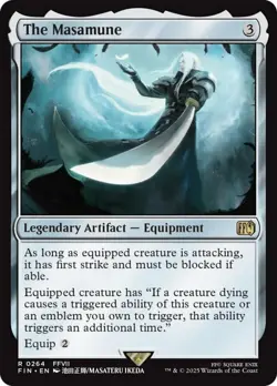 The Masamune - Foil Magic mtg Light Play, English Final Fantasy x1 - Image 1