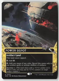 MTG - Power Depot (0034) (Borderless) R Edge of Eternities: Stellar Sights 34 LP - Image 1