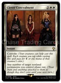 Clever Concealment 236 Rare Non-Foil Final Fantasy Magic The Gathering Mint NM - Image 1