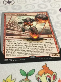 D583 MTG MAGIC UNSANCTIONED INFINITY ELEMENTAL #054 MYTHIC NM - Image 2