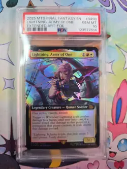 Lightning, Army of One (Extended Art) Final Fantasy Foil PSA 10 - Image 1