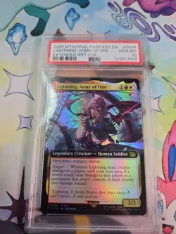Lightning, Army of One (Extended Art) Final Fantasy Foil PSA 10 - Image 2