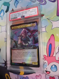 Lightning, Army of One (Extended Art) Final Fantasy Foil PSA 10 - Image 5