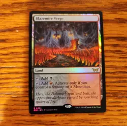 Blazemire Verge 256 Duskmourn: House of Horror NM FOIL - Image 1