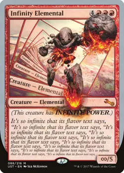 MTG Infinity Elemental Unstable Mythic Rare NM - Image 1
