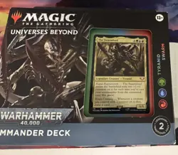 MTG: Universes Beyond Warhammer 40k Tyranid Swarm Commander Deck Sealed - Image 1