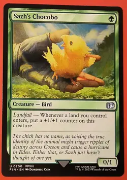 MTG, MAGIC: SAZH'S CHOCOBO, FIN, UNCOMMON, 0200 - NM - REGULAR FINISH - Image 1