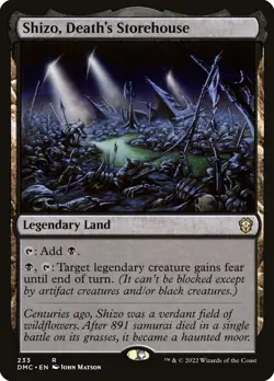 MTG - Shizo, Death's Storehouse - Dominaria United Commander - X1 - (LP) - - Image 1