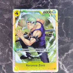 One Piece Roronoa Zoro Character Card OP15-113 Kami's Island, Holo, English - Image 2