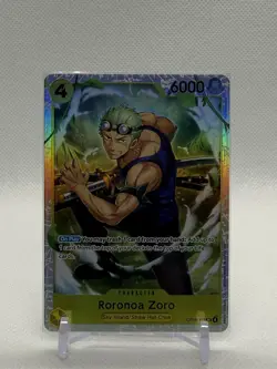 Roronoa Zoro #OP15-113 - Adventure on Kami's Island Holo One Piece Card Game ￼ - Image 1