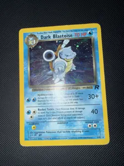 Dark Blastoise 3/82 Holo Team Rocket WOTC Vintage Pokemon Card HP/DMG (See Pics) - Image 1