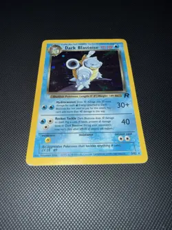 Dark Blastoise 3/82 Holo Team Rocket WOTC Vintage Pokemon Card HP/DMG (See Pics) - Image 2