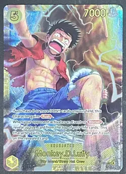 Monkey.D.Luffy #OP15-119 - Adventure on Kami's Island SEC One Piece Card NM - Image 1
