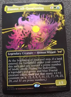 Zimone, All-Questioning - Foil - Showcase - DSK - MTG - EN - 0366 - Image 1