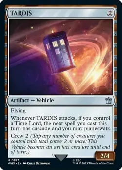 TARDIS NM Doctor Who MTG Magic The Gathering Artifact English Card - Image 1