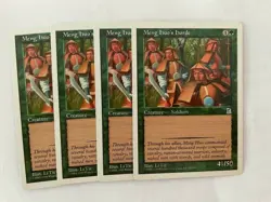 MTG 4X PORTAL THREE KINGDOMS MENG HUO'S HORDE NM/M P3K COMMON ENGLISH CREATURE - Image 1