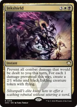 MTG - [SOC - 316 ] Inkshield - Commander: Secrets of Strixhaven - Image 1