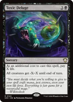 MTG - [SOC - 120 ] Toxic Deluge - Commander: Secrets of Strixhaven - Image 1