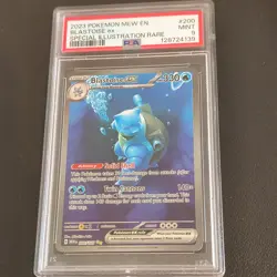 The Pokemon Company Blastoise ex 200/165 Scarlet & Violet 151 Holo EX PSA 9 - Image 1