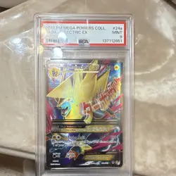 2017 Pokemon Mega Powers M Manectric EX 024A/119 Holo Promo PSA 9 - Image 1