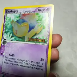 Pokemon TCG Cyndaquil 45/101 EX Dragon Frontiers Reverse Holo Stamped Card Rare - Image 5