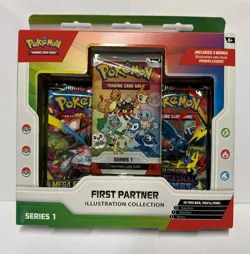 Pokemon TCG First Partner Illustration Collection Series 1 Sealed - Image 1