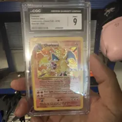 Pokemon TCG CGC 9 Charizard #4/102 Celebrations Classic Collection Holo 2021 - Image 1
