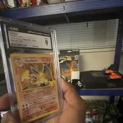 Pokemon TCG CGC 9 Charizard #4/102 Celebrations Classic Collection Holo 2021 - Image 3