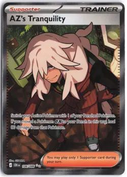 AZ's Tranquility 106/086 Ultra Rare ME04: Chaos Rising Pokemon NM - Image 1
