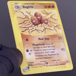 Pokemon Dugtrio 44/165 Expedition Base Set Reverse Holo LP e-Reader - Image 3
