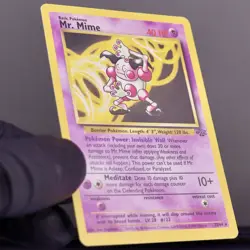 Pokemon Mr. Mime 22/64 Jungle Rare LP Vintage WOTC - Image 3