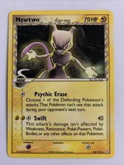 Pokemon MEWTWO 24/110 (Non Holo Rare) Holon Phantoms great conditon - Image 1